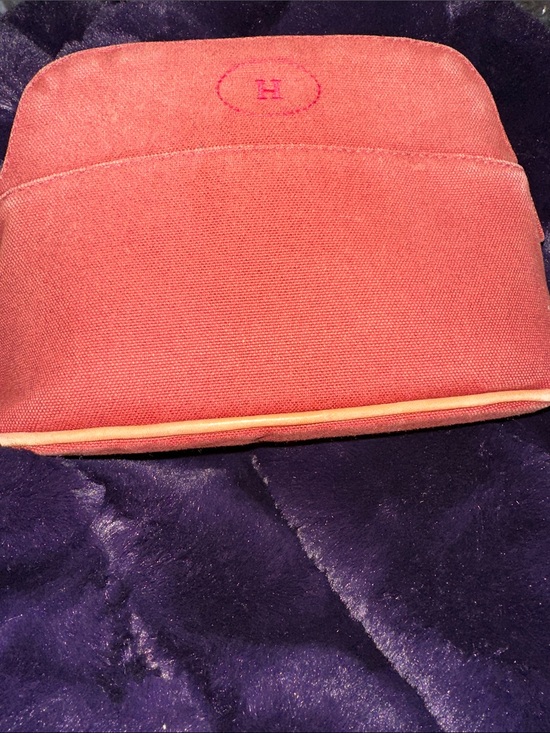 Hermes Handbags - Hermes Canvas Cosmetic Pouch